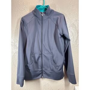 Under‎ Armour Womens All Season Soft Shell Full Zip Active Jacket Gray Sz Medium
